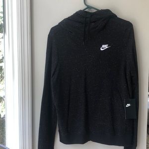 Nike Black Speckled Hoodie NWT